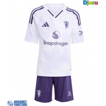 Manchester United Gostujuci Dres za djecu 2025-26 Kratak Rukav (+ Kratke hlače)